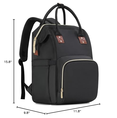 Femuar diaper bag being worn as a backpack