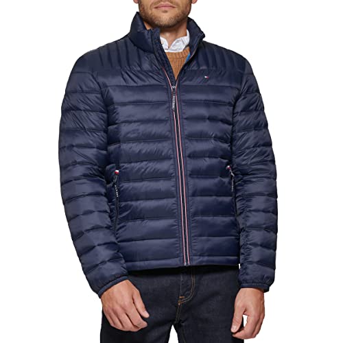 Tommy Hilfiger Men's Midnight Puffer Jacket front view