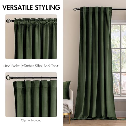 Close up of velvet curtain texture