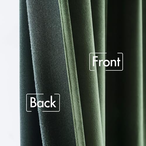 Two curtain panels covering a window