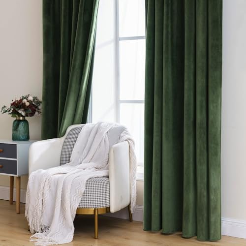 Velvet curtain fabric drape
