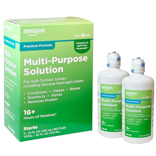 Basic Care Multi-Purpose Contact Solution 12 oz bottles