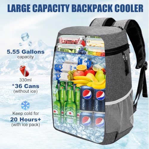 Side view of AMNOW leakproof cooler bag