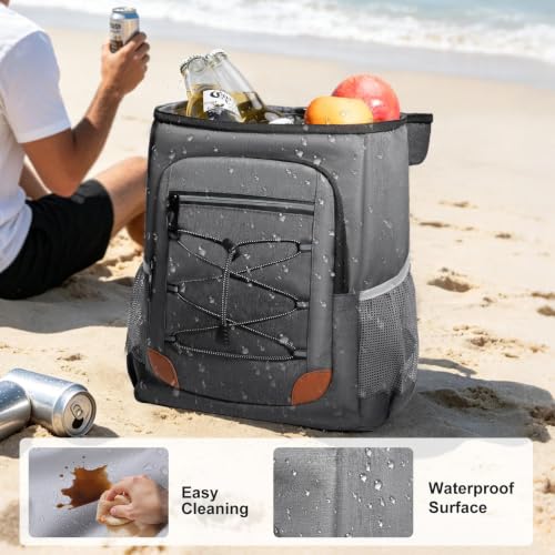 Back view with shoulder straps of AMNOW cooler
