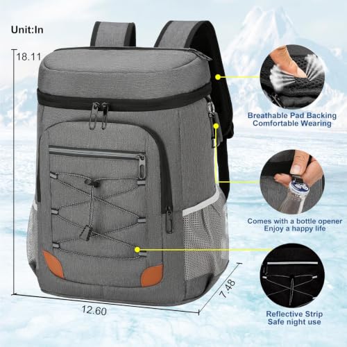 AMNOW cooler bag holding 36 cans capacity