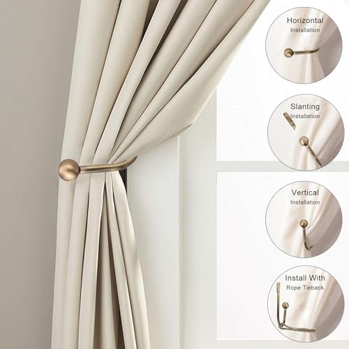 Side view of 6 inch curtain hook