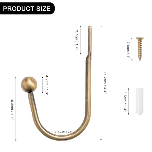 Wall mounted SIXZOONM curtain holdback