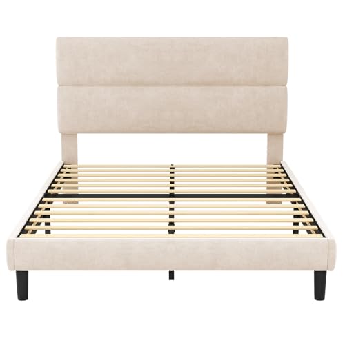 GRUSIGN bed frame in a styled bedroom