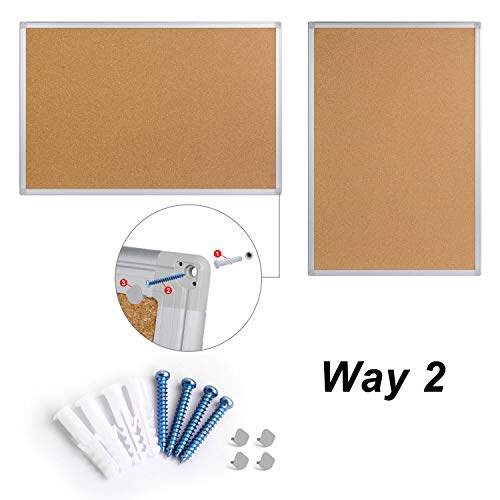 Horizontal wall mounting hardware set