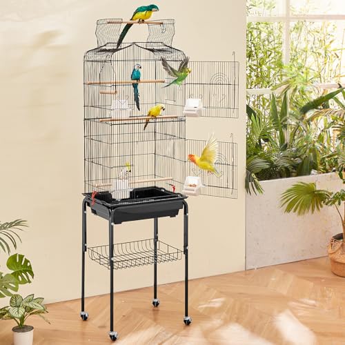 Full height view of VEVOR 64-inch cage
