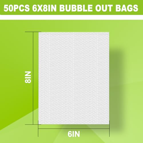 Clear bubble pouches with protective air cushioning