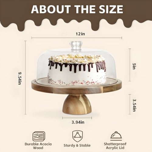 JOCHER cake stand holding a decorative dessert
