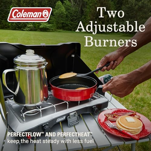 Coleman Triton+ 2-Burner Stove closed latch