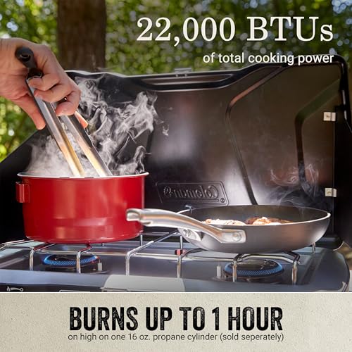 Coleman Triton+ stove burner detail