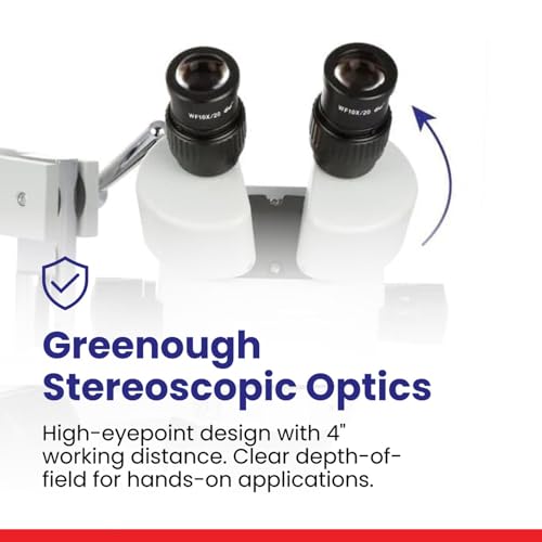 Microscope with adjustable interpupillary distance