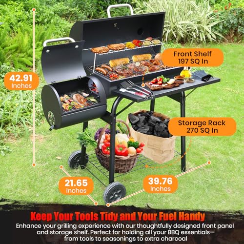 SUNLIFER grill front storage shelf