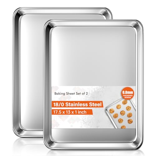 Yuiicaov BS-03 stainless steel baking sheet set