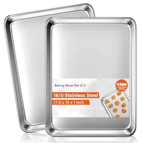 Yuiicaov baking sheets stacked together