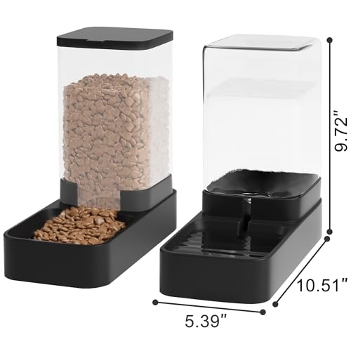 Side view of Wefeedy 3.3L automatic pet feeder