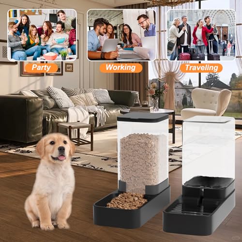 Wefeedy 3.3L gravity system in a home pet area