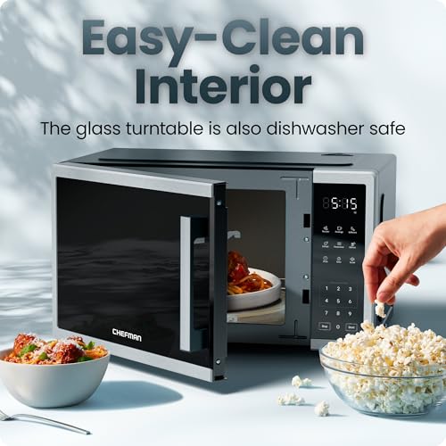Chefman microwave with child safety lock
