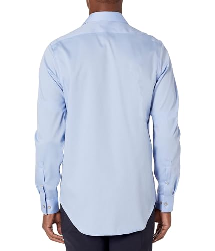 Point collar and adjustable cuff detail on Calvin Klein shirt