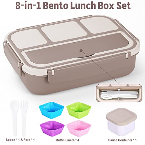 Bento box locking buckle and seal detail