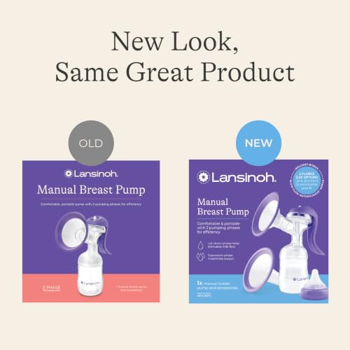 Close up of Lansinoh manual pump handle