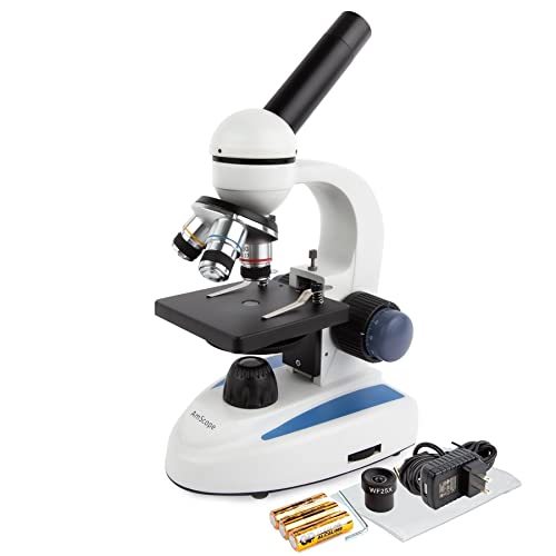 AmScope M158C-E1 microscope showing rotation