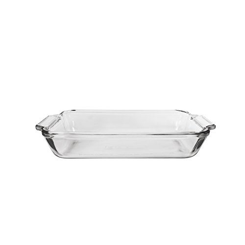 2-quart and 3-quart clear glass casserole dishes
