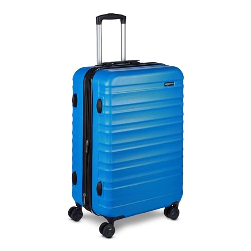 Basics 26-inch hardside medium luggage light blue