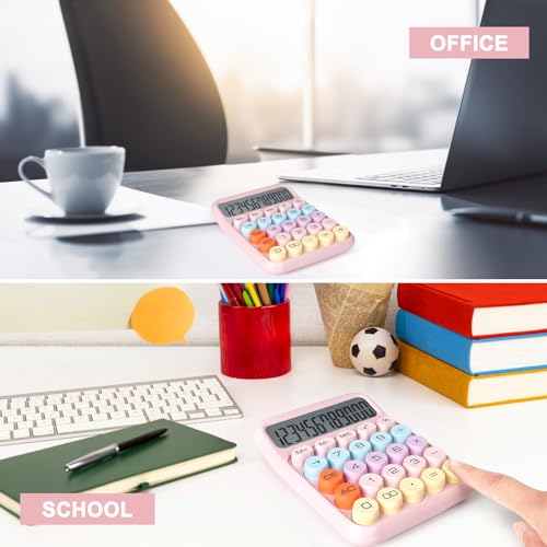 DANRONG calculator placed on a clean office desk