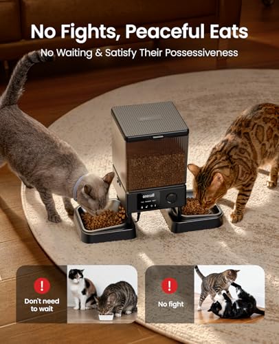 smartphone app interface for cat feeder