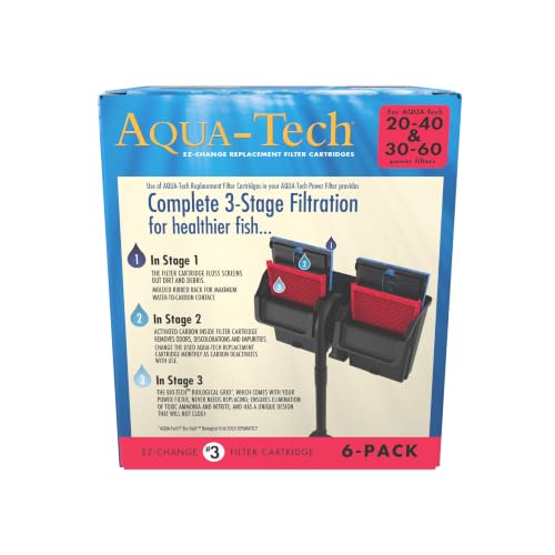 Six pack of blue filter cartridges