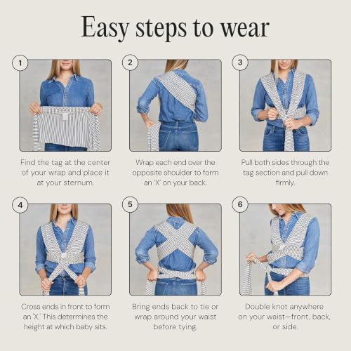 Solly Baby Wrap folded neatly