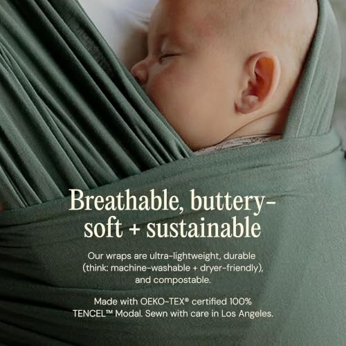 Detail view of Solly Baby wrap material