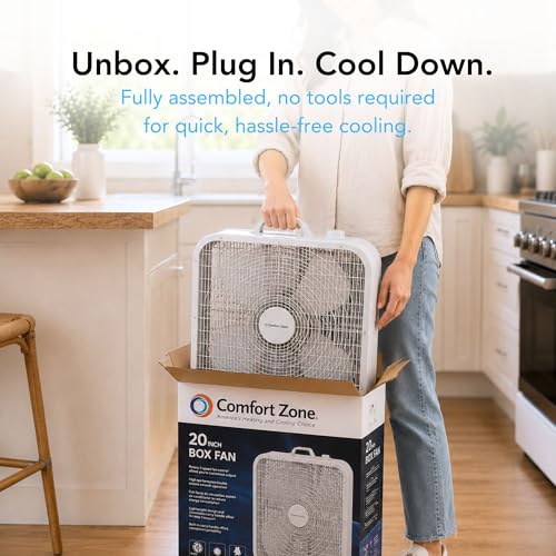 Comfort Zone 20-inch fan power cord
