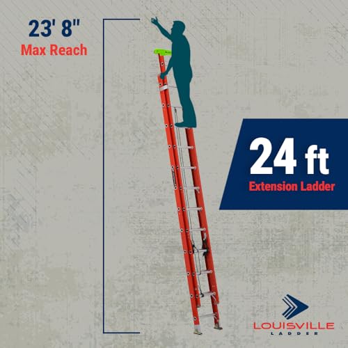 Louisville Ladder 20-foot fiberglass non-conductive
