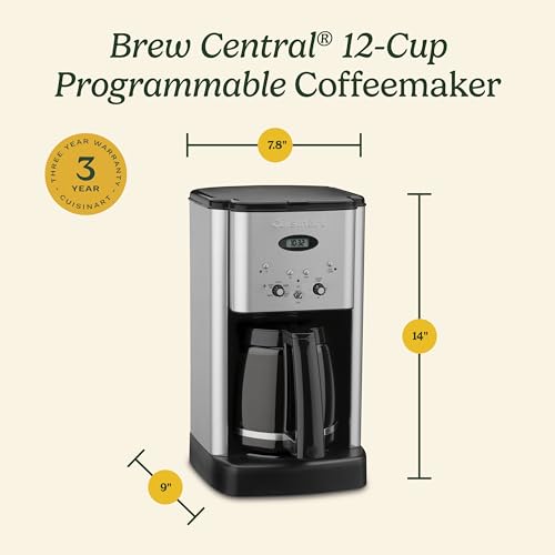 Cuisinart Brew Central side angle