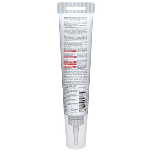 GE clear silicone sealant application