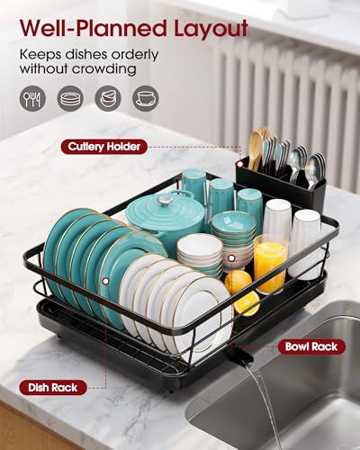 Side profile of the stainless steel drying rack