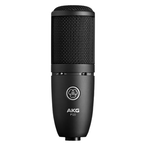 AKG P120 studio microphone in black finish