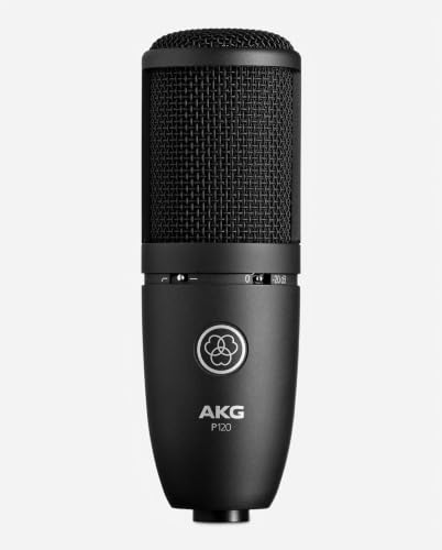 AKG P120 box contents including mic and mount