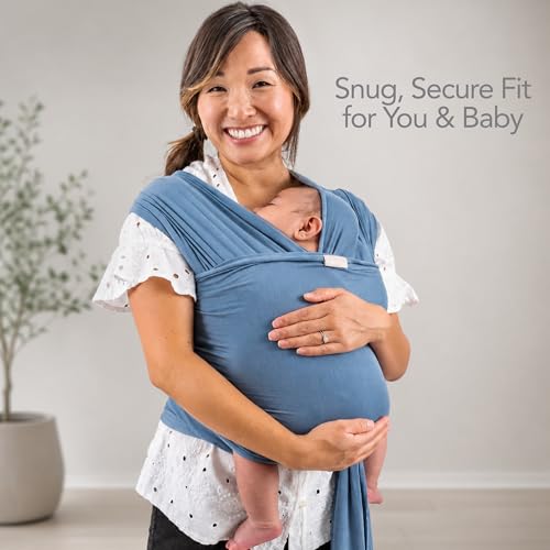 WeeSprout Plum baby sling front view