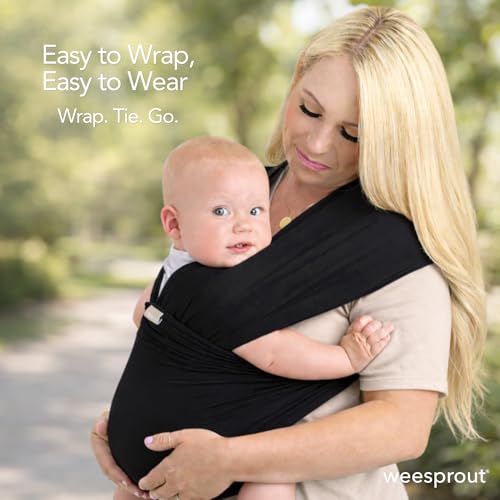 Parent wearing WeeSprout Baby Wrap