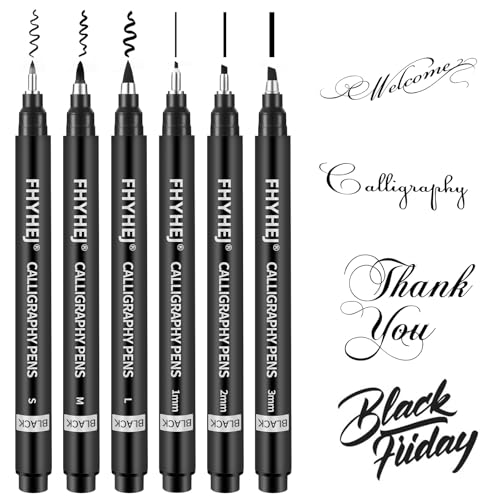 Fhyhej 6-piece calligraphy pen set packaging