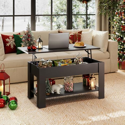 Closed WLIVE coffee table showing top surface