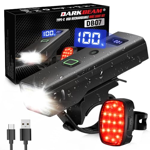 DARKBEAM DB07 bike headlight and taillight set