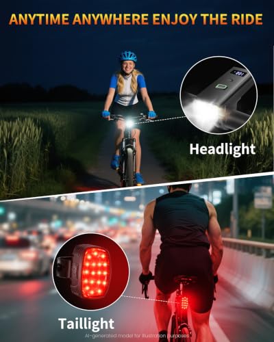 DARKBEAM DB07 bike lights set in packaging