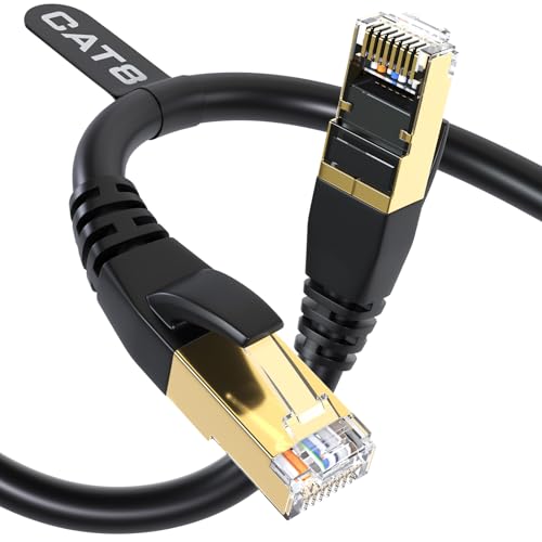 DbillionDa Cat 8 Ethernet Cable 3FT